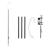 Outdoor Aluminum Alloy Camping Lamp Stand Detachable Desk Light Holder
