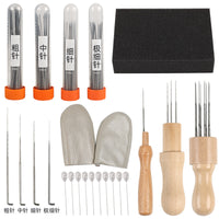Wool Felting Needle Tool Kit with Foam Mat and Multi-Needle Holders