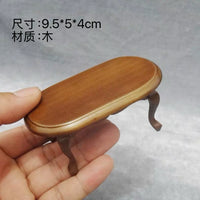 1:12 Dollhouse Miniature Living Room Furniture Set - Sofa, Coffee Table, and Accessories