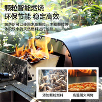 Wood Pellet Pizza Oven Outdoor Portable for Home Picnic