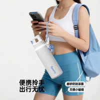 Insulated Sports Water Bottle for Cycling and Outdoor Activities, Portable Car Cup
