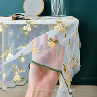 Lace Tulle Dust Cover for TV or Table, Luxury Style