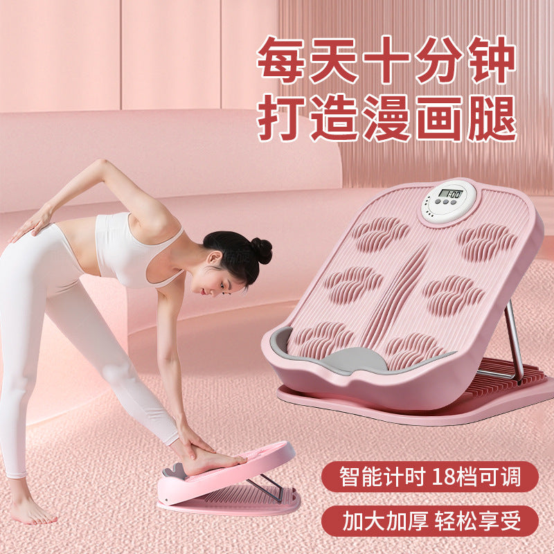 Adjustable Slant Board Calf Stretcher for Home Fitness and Leg Correction