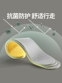 Ultra-Thin Latex Insoles for Barefoot Feel, Sweat-Absorbing, Odor-Resistant, Breathable, Shock-Absorbing for Men and Women