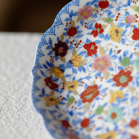 Floral Scalloped Teapot Tray for Kung Fu Tea Set
