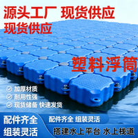 Modular Floating Dock Platform for Water Activities and Aquaculture