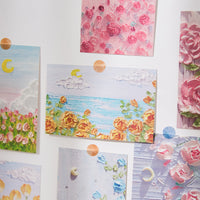 Zao Mo Breeze Letter Series Postcards - Aesthetic Oil Painting Style Greeting Cards (30-Pack)