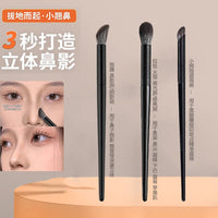 Soft Bristle Eyeshadow Brush Set for Blending and Detailing - Portable Makeup Brushes for Beginners