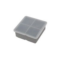 Ice Cube Tray with Lid, Small Square Ice Mold for Home Kitchen, Food-Grade Silicone Ice Maker