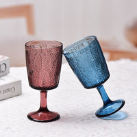 Colored Glass Tumbler Set - Lowball Drinking Glasses for Water, Juice, and Cocktails