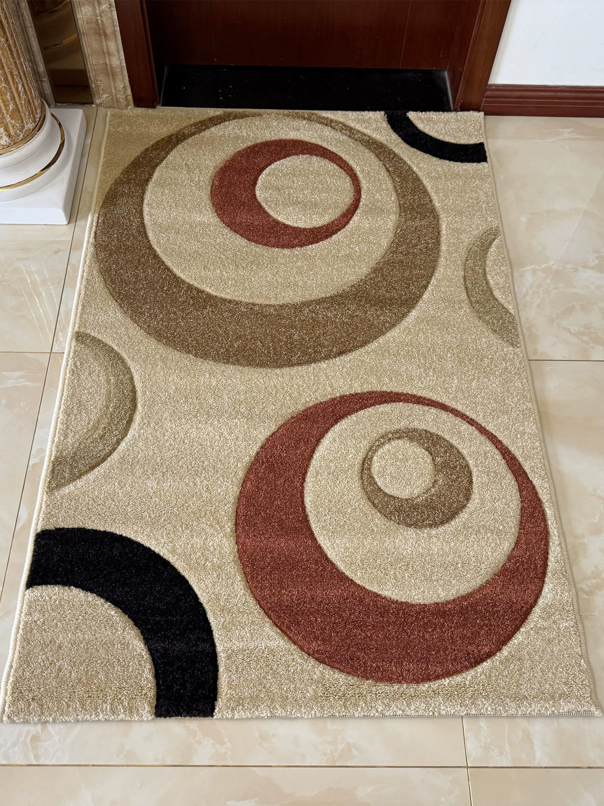 Non-Slip Entrance Floor Mat for Living Room and Hallway, Luxury Cuttable Doormat