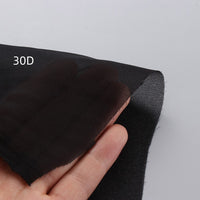 Iron-On Fusible Interfacing Fabric - 30D/50D/75D Polyester Single-Sided Adhesive Interlining, Slightly Elastic, 150cm Wide