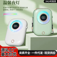 Portable USB Mini Fan with Neck Strap, Waist Clip, Handheld, and Desktop Functionality