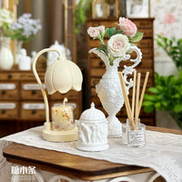 Miniature Dollhouse Scented Candle Holder Lamp and Accessories for Blythe Dolls