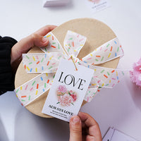50-Pack Love Mother's Day Square Hanging Gift Tags with Message Card