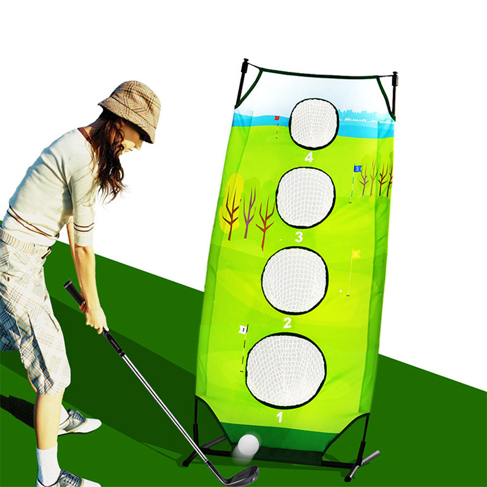 Portable Golf Practice Net and Hitting Mat Set for Swing and Chipping Training
