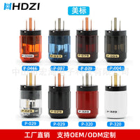 Oyaide HiFi Audio Power Plug Pure Copper US/EU Standard Amplifier Speaker Connector
