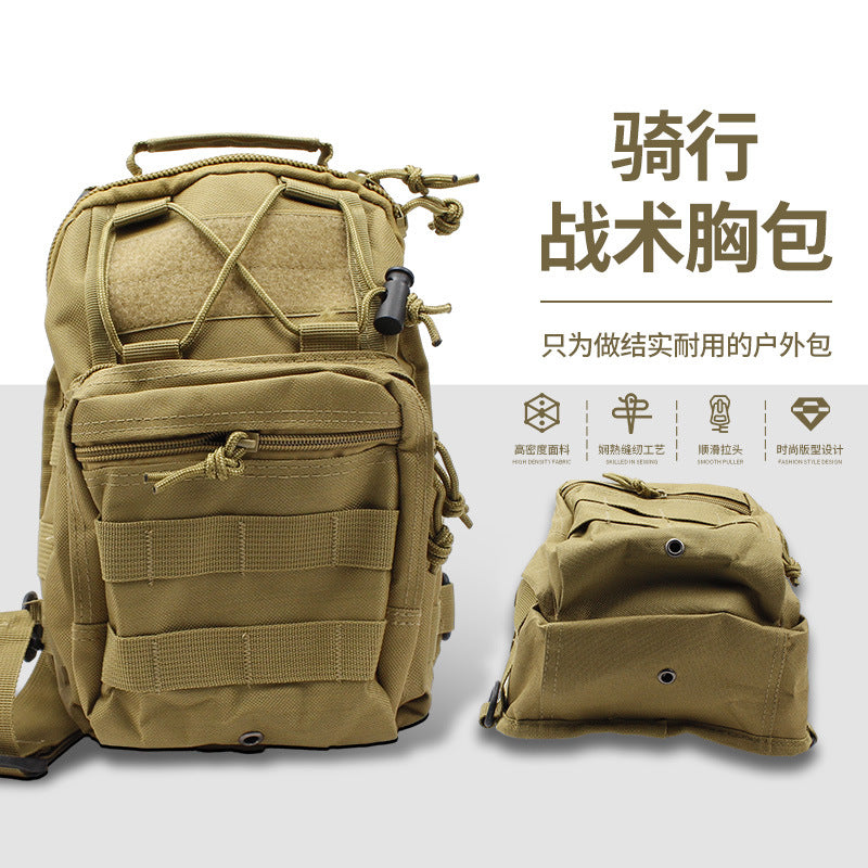 LEGAO Lure Fishing Crossbody Bag Multi-functional Chest Pack for Cycling Camping Outdoor Sports