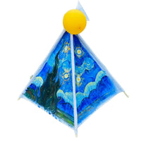 Kids DIY Painting Tent Playhouse with Art Supplies