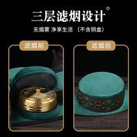 Multi-functional Smokeless Moxibustion Box with Cloth Cover for Home Use and Meridian Health