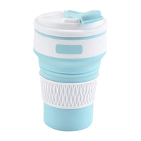 Collapsible Silicone Water Bottle Portable for Travel Camping Sports
