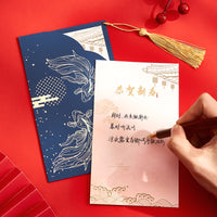 Customizable Birthday & Mid-Autumn Festival Greeting Cards for Employees, Business & Holiday Blessings, Handwritten Thank You Cards