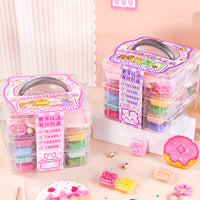 Wheat Youth Diary Deluxe DIY Material Kit with Three-Layer Storage Perler Beads Set