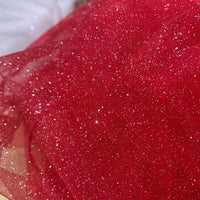 Glitter Mesh Fabric with Sequins for Dresses and Crafts