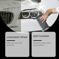 HOMONTH Car Scratch Remover Kit with Nano Cloth and Sponge for Paint and Headlight Care
