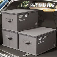 Foldable Car Trunk Organizer Storage Box for Camping and Outdoor Use