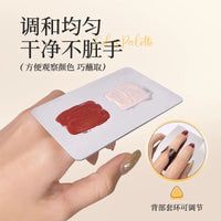 Stainless Steel Makeup Mixing Palette with Spatula for Foundation Concealer