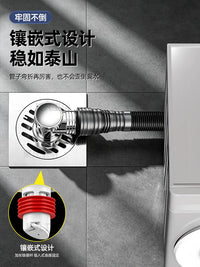 Washing Machine Drain Hose Splitter and Floor Drain Connector, 3-Way Adapter for Dual Appliance Drainage