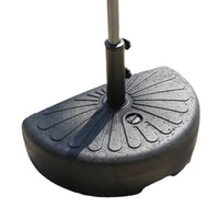 Outdoor Half Parasol for Patio Balcony Commercial Use, UV Protection Rainproof Side Umbrella