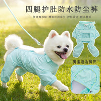 Pet Waterproof Dirt-Resistant Full-Body Suit for Dogs and Cats