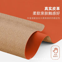 Cork Leather Mouse Pad Desk Mat for Laptop Keyboard Office