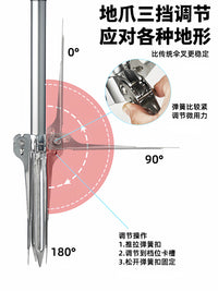Fishing Umbrella Folding All-Terrain Metal Four-Legged Ground Insert Stand Base