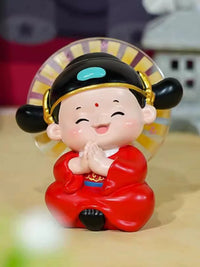Good Luck Scholar Figurine for Students, Exam Success Charm, Desktop Decoration Gift