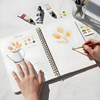 Watercolor Workbook with Pigment Set for Artists and Beginners