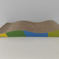 Corrugated Cardboard Cat Scratcher Pad - Durable Pet Toy for Cats