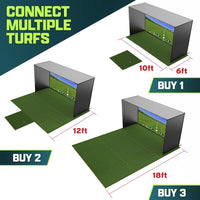 Portable Golf Hitting Mat for Indoor Practice and Chipping