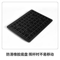 Golf Swing Detection Mat with Trajectory Velvet Surface and Rubber Base