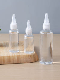 Clear Squeeze Dropper Bottles with Precision Tip for Liquids, Glues, and Paints