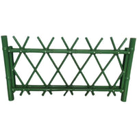 Bamboo-Look Stainless Steel Garden Fence for Outdoor Landscaping