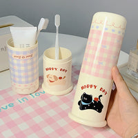 Portable Travel Toothbrush Holder and Rinse Cup for Home, Dorm, and Travel