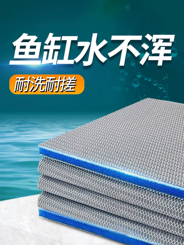 Aquarium Multi-Layer Bio-Filter Media with Activated Carbon for Crystal Clear Water