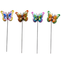 Iron Art Butterfly Garden Stake Wall Decor