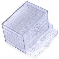 Multi-functional Clear Desktop Storage Organizer with Drawers for Jewelry and Small Items