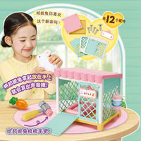 Mimiworld Bonnie Bunny House Simulation Electric Pet Play House Toy for Girls