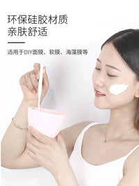 Silicone Mask Mixing Bowl Set with Applicator Tools for Facial Treatment