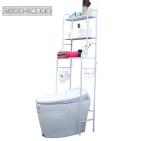 Multi-layer Bathroom Toilet Storage Rack Over-the-Toilet Shelf No-Drill Organizer for Basins and Laundry